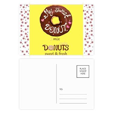 Imagem de Chocolate Rosquinha Sobremesa Comida Doce Natal Natal Celebração Cartão Postal Cartão Bênção
