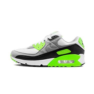 Imagem de T nis masculino Nike Air Max 90 Iron Grey/cinza escuro/preto/branco CN8490-002, Grey/Green, 9