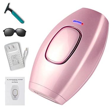 Imagem de HVEST Casa depiladora a laser profissional IPL indolor Biquíni depiladora facial a laser feminina aparador de cabelo permanente (rosa)