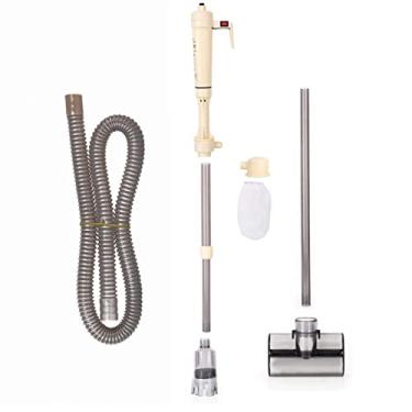 Imagem de Zerodis Limpador elétrico de cascalho para aquário com limpador de cascalho a vácuo para tanque de peixes com sifão elétrico e bomba de limpeza automática