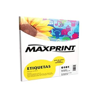 Imagem de Etiqueta para Impressora a Laser com 100 folhas 25,4x101,6 492171 - Maxprint