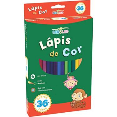 Imagem de Lapis De Cor Sextavado 36cores - Pacote com 3, Leonora, 4482, Multicor