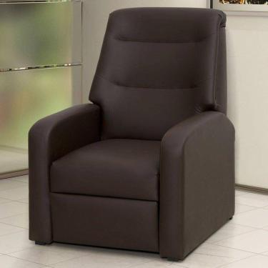 Imagem de Poltrona Reclinável Classic Corano Marrom F 289- Matrix