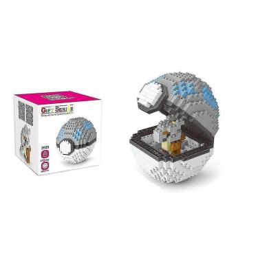 Imagem de Diy Pokémon Mini Blocos de Construção Brinquedos Tijolos Pikachu Bola Ch