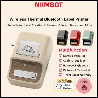 Imagem de NIIMBOT-Portátil Bluetooth Impressora Etiqueta Térmica  Código De Barras Impressora  Preço Tag
