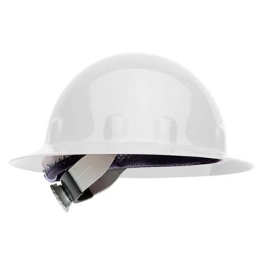 Imagem de Fibre-Metal by Honeywell E1SW01A000 Super Eight Full Brim Swing Strap Hard Hat, White