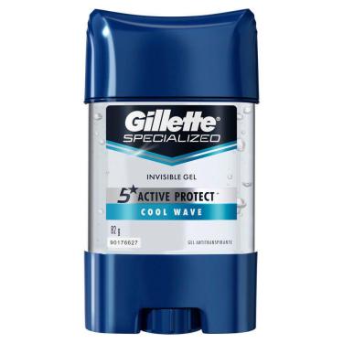 Imagem de Desodorante Gel Antitranspirante Gillette Cool Wave Stick 82g