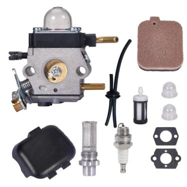 Imagem de Mikatesi Carburador C1Q-S55 com kit de tampa de filtro de ar para Stihl BG45 BG46 BG55 BG65 BG85 SH55 SH85 Peças de substituição de soprador de folhas 4229-120-0604 42291200604