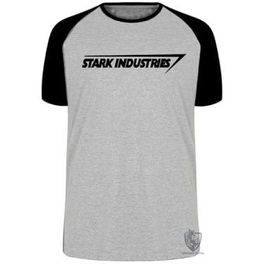 Imagem de Camiseta Stark Industries homem ferro vingadores tamanho Infantil ou Adulto ou Plus Size