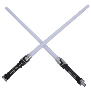 Imagem de Brinquedo Laser Sword Star Wars x2 de plástico 67 cm com luzes LED