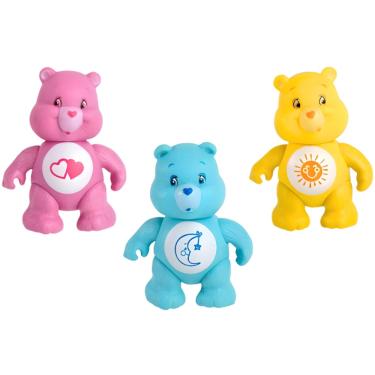 Imagem de Kit Bonecos 3 Ursinhos Carinhosos De Vinil 9 Cm Estrela