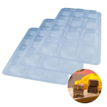 Imagem de Kit 3 Formas Chocolate Bwb Sp 10574 Pão De Mel Quadrado P