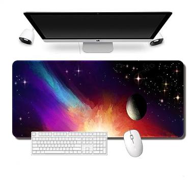 Imagem de Teclado de jogo, computador, notebook, mesa de mesa, mouse pad grande universo