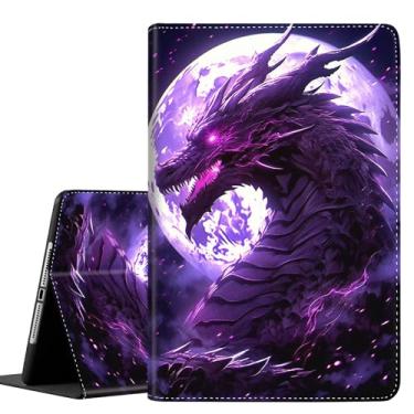 Imagem de Capa para Samsung Galaxy Tab S6 Lite 10,4 polegadas 2022/2020 modelo (SM-P610/P613/P615/P619), capa protetora inteligente com suporte multiângulo, à prova de choque, hibernar/despertar automático, lua