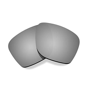 Imagem de Littlebird4 Lentes de reposição polarizadas de 1,5 mm para óculos de sol Oakley Sylas OO9448 - MultiOptions (espelho de titânio)