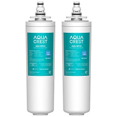 Imagem de Filtro de água AQUACREST 9601, modelo AQU-WF55. Substituição para Moen 9601 ChoiceFlo 9600, 9602, 9500, 9501, 9502, serve para F87400, F7400, F87200, 77200, CAF87255. 4, S55 Série 00 de torneiras Moen