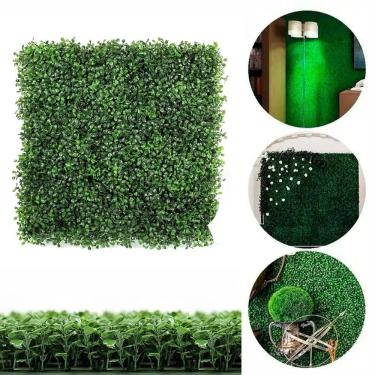 Imagem de Jardim Vertical Artificial Buchinho 60x40 Kit 5 Placas Luxo