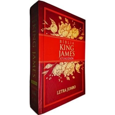 Imagem de Bíblia Sagrada Kja King James Atualizada Letra Jumbo Edição De 400 Anos - 1611 Capa Dura Faixa Vermelha
