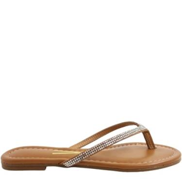 Imagem de Rasteirinha Feminina Casual Dia a Dia com Strass Vizzano 6371.300