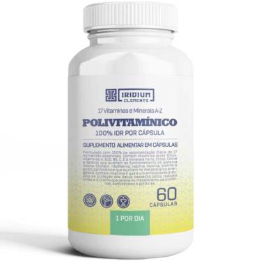 Imagem de Polivitamínico de A a Z 100% IDR c/ 60 cápsulas Iridium Labs-Unissex