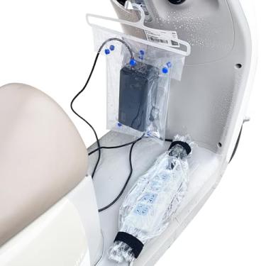 Imagem de Capa impermeável para carregador suspenso, capa protetora transparente para uso externo, capa à prova de chuva para placa de plugue de scooter elétrico, proteção de carregadores e soquetes de veículos