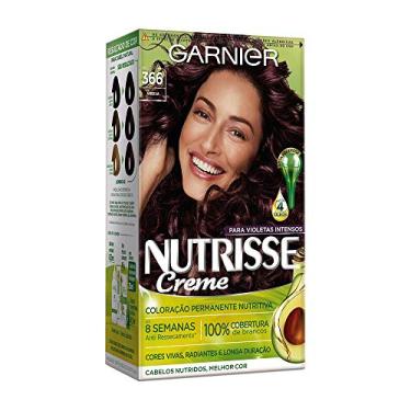 Imagem de Coloração Nutrisse Creme Coloração 366 Ameixa, Garnier, Cor 366 Acaju/Purpura