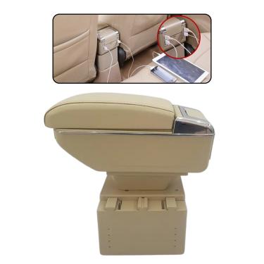 Imagem de Console Apoio De Braço Universal Entrada Usb bege Camionete