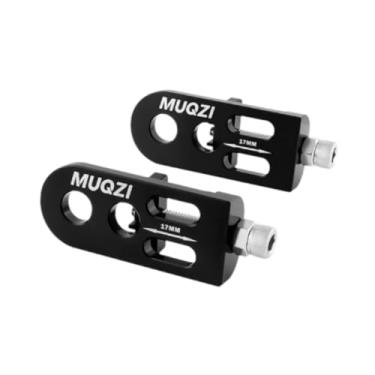 Imagem de kowaku 2Pcs Tensor de corrente de bicicleta Velocidade única Estabilizador de ajuste universal, Prendedor de corrente de bicicleta leve para bicicletas de, Preto