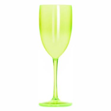 Imagem de Kit 24 Taças Vinho/Drink 420mL Acrílica Aloha (Verde Neon)