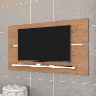 Imagem de Painel para TV Até 65 Polegadas Roma Canelato Rustico Natural Off White - Atualle Móveis