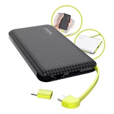Imagem de Carregador Portátil Power Bank 10.000mAh - Energia Extra para Manter V