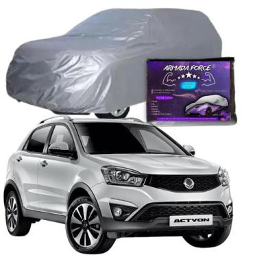Imagem de Capa Cobrir Carro SSANGYONG 100% Forrada Armada Force 100% Impermeável