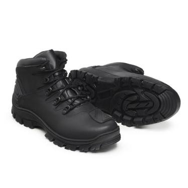 Imagem de Bota Tático Estilo Militar Coturno Motociclista Com Proteção de Pedal 