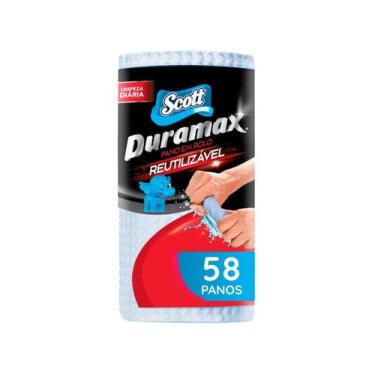 Imagem de Pano Multiuso Scott Duramax Reutilizável - 58 Unidades, 58