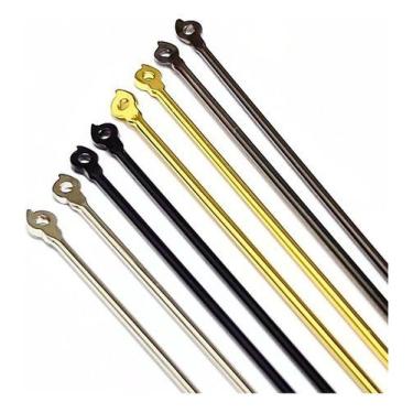 Imagem de Haste Metal Aviador Rb Conserto Óculos 10 Pares - Terceiros, Amarelo