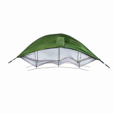 Imagem de Rede, Rede Portátil Rede de Acampamento Ao Ar Livre Rede Aberta Rápida Rede Hamacas para Exterior, Interior, Praia, Acampamento (ZJchao73r9c1f2et-LGR)