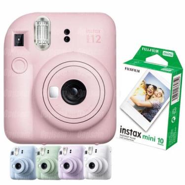Imagem de Câmera Fujifilm Instax Mini 12 Rosa Revela Foto + 10 Fotos, Rosa
