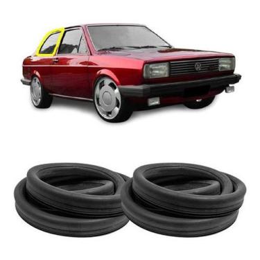 Imagem de Jogo Borracha Vidro Lateral Fixo Voyage Quadrado G1 S/friso - Disk Bor
