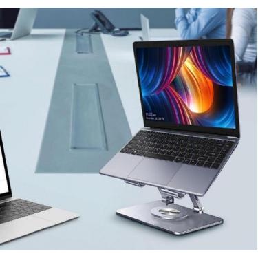 Imagem de Suporte para notebook dobrável ergonômico Ventilado em liga de alumíni