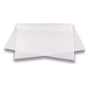 Imagem de Kit 100 Unidade de Papel De Seda Cor Branco 48x60 Para Artesanato - T1