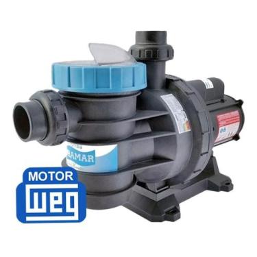 Imagem de Bomba Sodramar Bm 100 Mono Para Piscina 1,0 Cv Motor Weg, 110V/220V (B