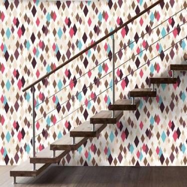 Imagem de Papel de Parede Losango - QCola, 0,60 x 2,50 metros