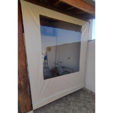 Imagem de Lona Confeccionada para toldo cortina Cor Bege Várias Medidas *SOMENTE