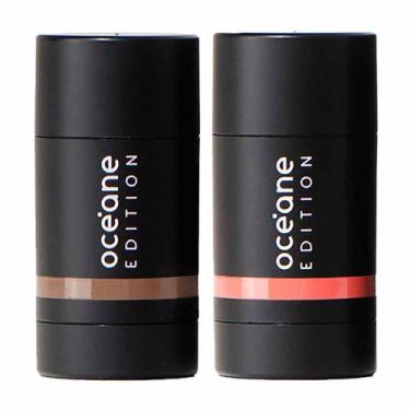 Imagem de Océane Edition Mini Kit  Contorno Marrom Médio + Blush Coral, Kit