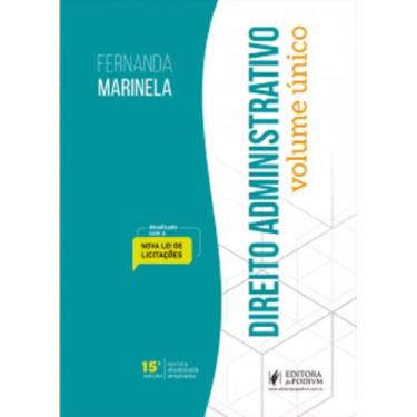 Imagem de Manual de Direito Administrativo - Volume Único - 15ª Edição (2021) - 