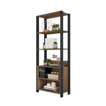 Imagem de Estante Aberta Para Livros Sky Estilo Industrial Decorativo Multiuso P