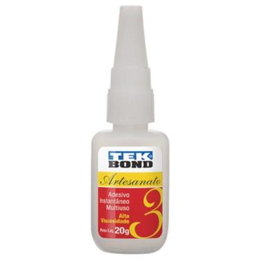 Imagem de Cola Instantânea Artesanato Nº3 20 Gramas Tekbond, Unico