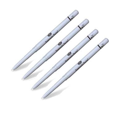 Imagem de Kit 4 Lápis Retrátil para Olhos Branco Expressão Facial