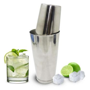 Imagem de Coqueteleira Inox Profissional Boston 820ml Caipirinha Drinks Barman B