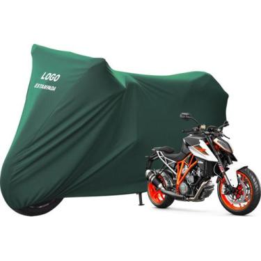 Imagem de Capa De Cobrir Moto KTM 1290 Superduke Não Risca Pintura - Mz, Verde